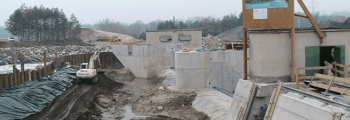 Integration eines neuen Wasserkraftwerk in Wehranlage